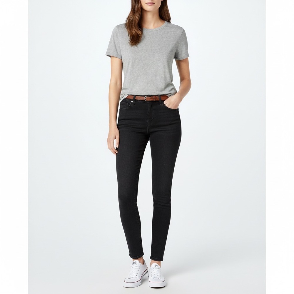 JOE'S Jeans Kimora Black Skinny‎ Ankle Women's Stretch Denim Pants 28 Minimalist